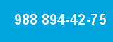 988 894-42-75 988 894-42-75